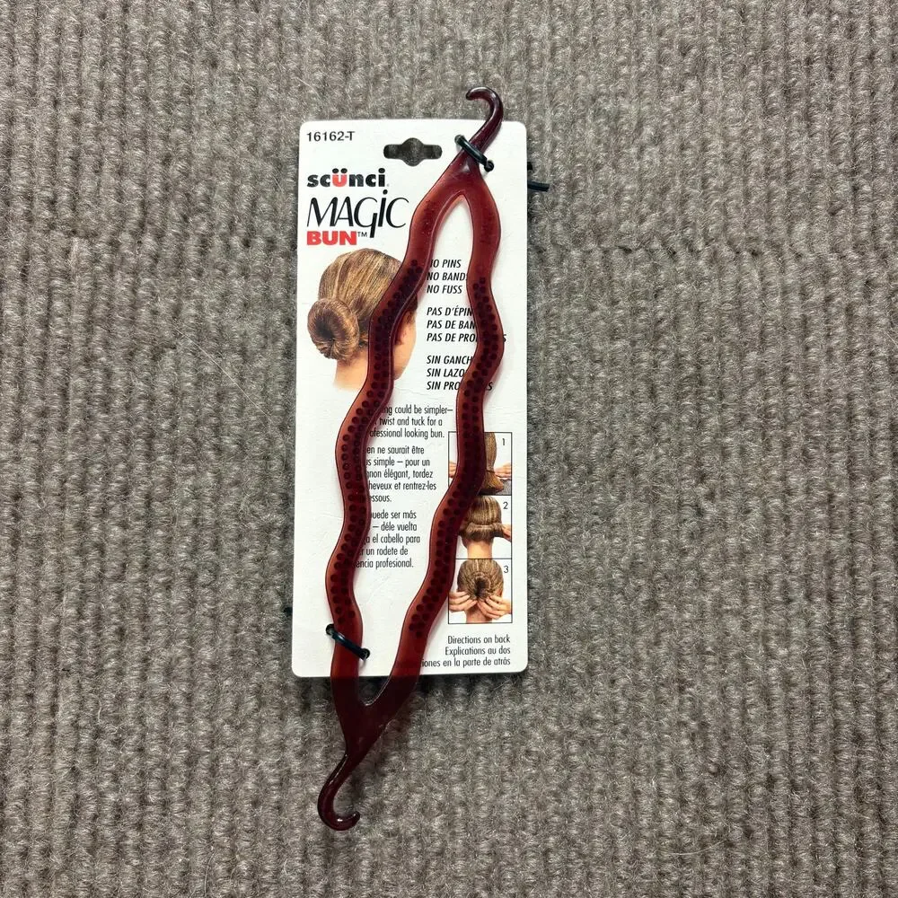 NWT Vintage SCUNCI Magic Bun Hair Clip
